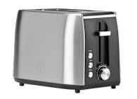 Krups 1100W Stainless Steel 2-Slice Silver Wide Slot Toaster