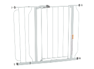 Regalo Easy Step Metal Walk Through Gate
