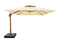 Purple Leaf Outdoor Square Cantilever Umbrella