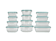 Bayco 24pc Glass Food Storage Container Set
