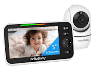 HelloBaby 5 Inch Baby Monitor HB6550