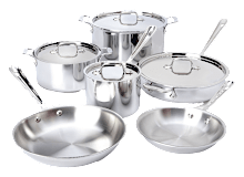 COOKWARE All-Clad D3 Try-Ply 10-Piece