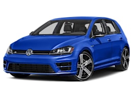 Front 3/4, facing to the left view of 2015 Volkswagen Golf