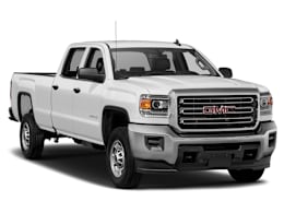 Front 3/4, facing to the right view of 2017 GMC Sierra 3500HD