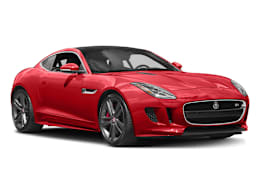 Front 3/4, facing to the right view of 2017 Jaguar F-Type