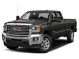 Front 3/4, facing to the left view of 2018 GMC Sierra 3500HD