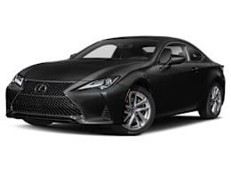Front 3/4, facing to the left view of 2019 Lexus RC