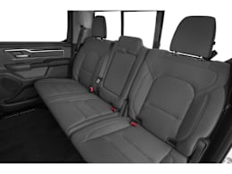 Rear seats view of 2019 Ram 1500