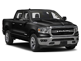 Front 3/4, facing to the right view of 2019 Ram 1500