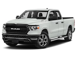 Front 3/4, facing to the left view of 2019 Ram 1500