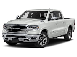 Front 3/4, facing to the left view of 2019 Ram 1500