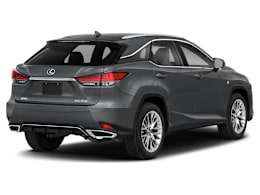 Rear 3/4, facing to the right view of 2020 Lexus RX