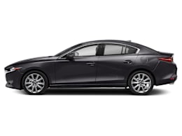 Side Profile, facing to left view of 2020 Mazda 3
