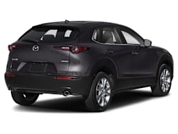 Rear 3/4, facing to the right view of 2020 Mazda CX-30