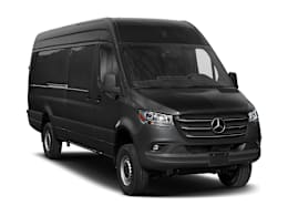 Front 3/4, facing to the right view of 2020 Mercedes-Benz Sprinter