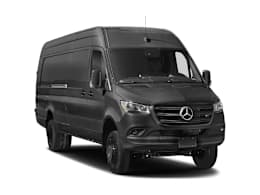 Front 3/4, facing to the right view of 2020 Mercedes-Benz Sprinter