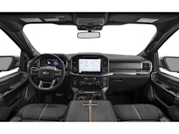 Full Dash view of 2021 Ford F-150 Hybrid