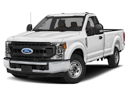 Front 3/4, facing to the left view of 2021 Ford F-350