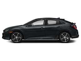 Side Profile, facing to left view of 2021 Honda Civic