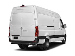 Rear 3/4, facing to the right view of 2021 Mercedes-Benz Sprinter