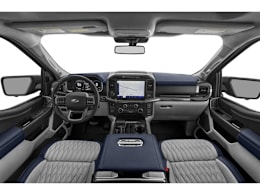 Full Dash view of 2022 Ford F-150 Hybrid