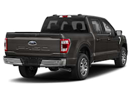 Rear 3/4, facing to the right view of 2022 Ford F-150 Hybrid