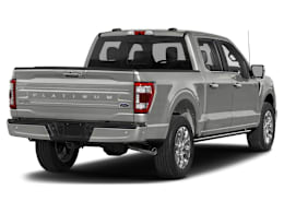 Rear 3/4, facing to the right view of 2022 Ford F-150 Hybrid