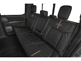 Rear seats view of 2023 Ford F-250