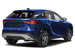 Rear 3/4, facing to the right view of 2023 Lexus RX