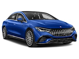 Front 3/4, facing to the right view of 2023 Mercedes-Benz EQE