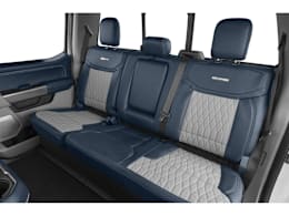 Rear seats view of 2024 Ford F-250