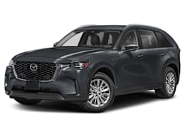 Front 3/4, facing to the left view of 2024 Mazda CX-90