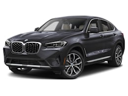 Front 3/4, facing to the left view of 2025 BMW X4