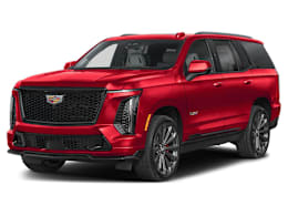Front 3/4, facing to the left view of 2025 Cadillac Escalade