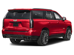 Rear 3/4, facing to the right view of 2025 Cadillac Escalade