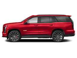 Side Profile, facing to left view of 2025 Cadillac Escalade
