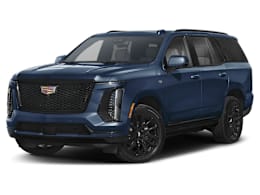 Front 3/4, facing to the left view of 2025 Cadillac Escalade