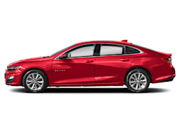 Side Profile, facing to left view of 2025 Chevrolet Malibu