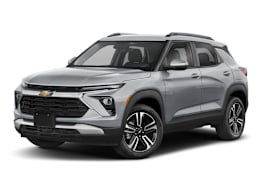 Front 3/4, facing to the left view of 2025 Chevrolet TrailBlazer