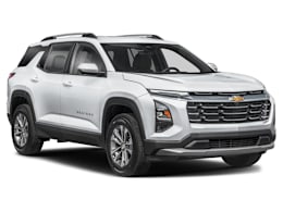 Front 3/4, facing to the right view of 2025 Chevrolet Equinox