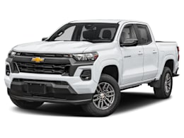 Front 3/4, facing to the left view of 2025 Chevrolet Colorado