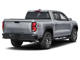 Rear 3/4, facing to the right view of 2025 Chevrolet Colorado
