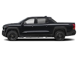 Side Profile, facing to left view of 2025 Chevrolet Silverado EV