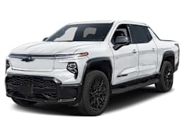 Front 3/4, facing to the left view of 2025 Chevrolet Silverado EV