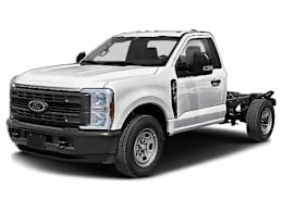 Front 3/4, facing to the left view of 2025 Ford F-350