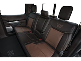 Rear seats view of 2025 Ford F-250