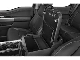 Center Storage Console view of 2025 Ford F-250