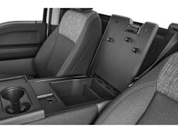 Center Storage Console view of 2025 Ford F-350