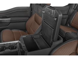 Center Storage Console view of 2025 Ford F-350