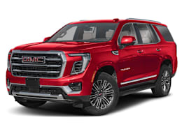 Front 3/4, facing to the left view of 2025 GMC Yukon